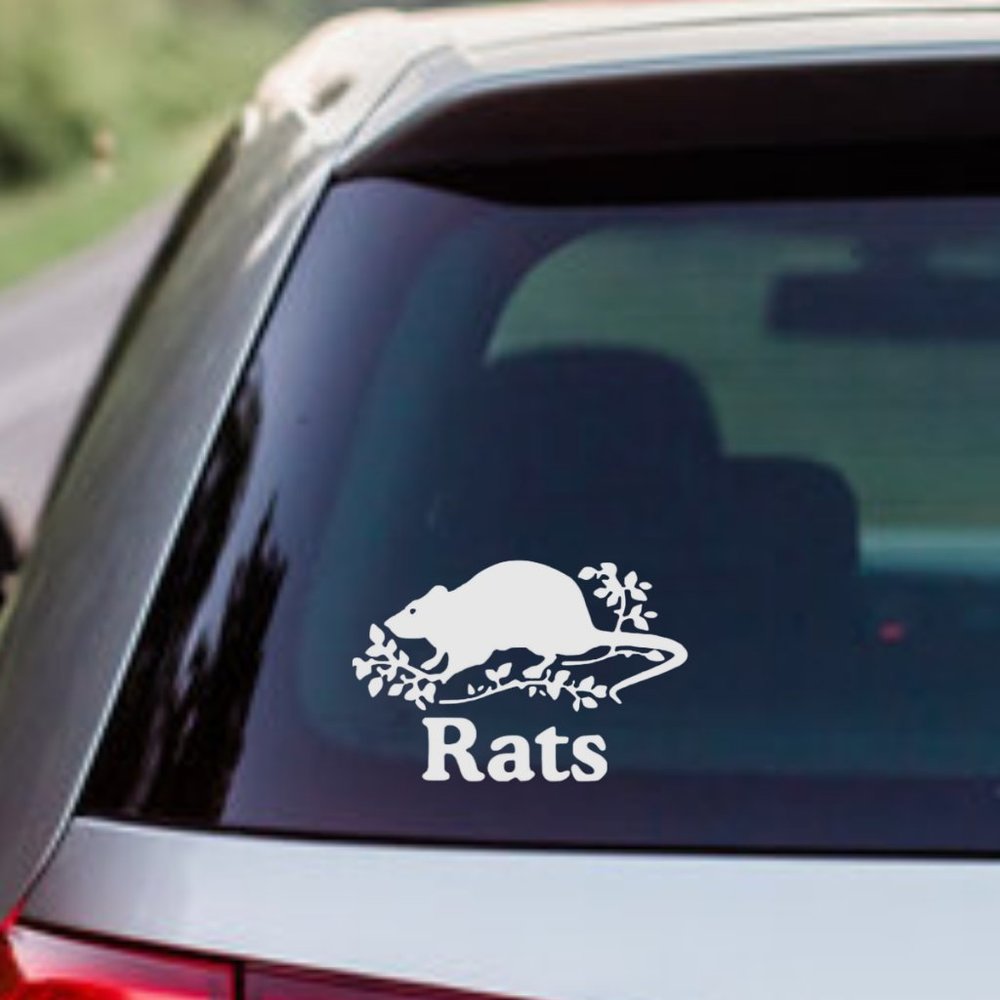 Rats- Funny Rats Vinyl Decals Car, Laptop, Windows, Phone Case Sticker